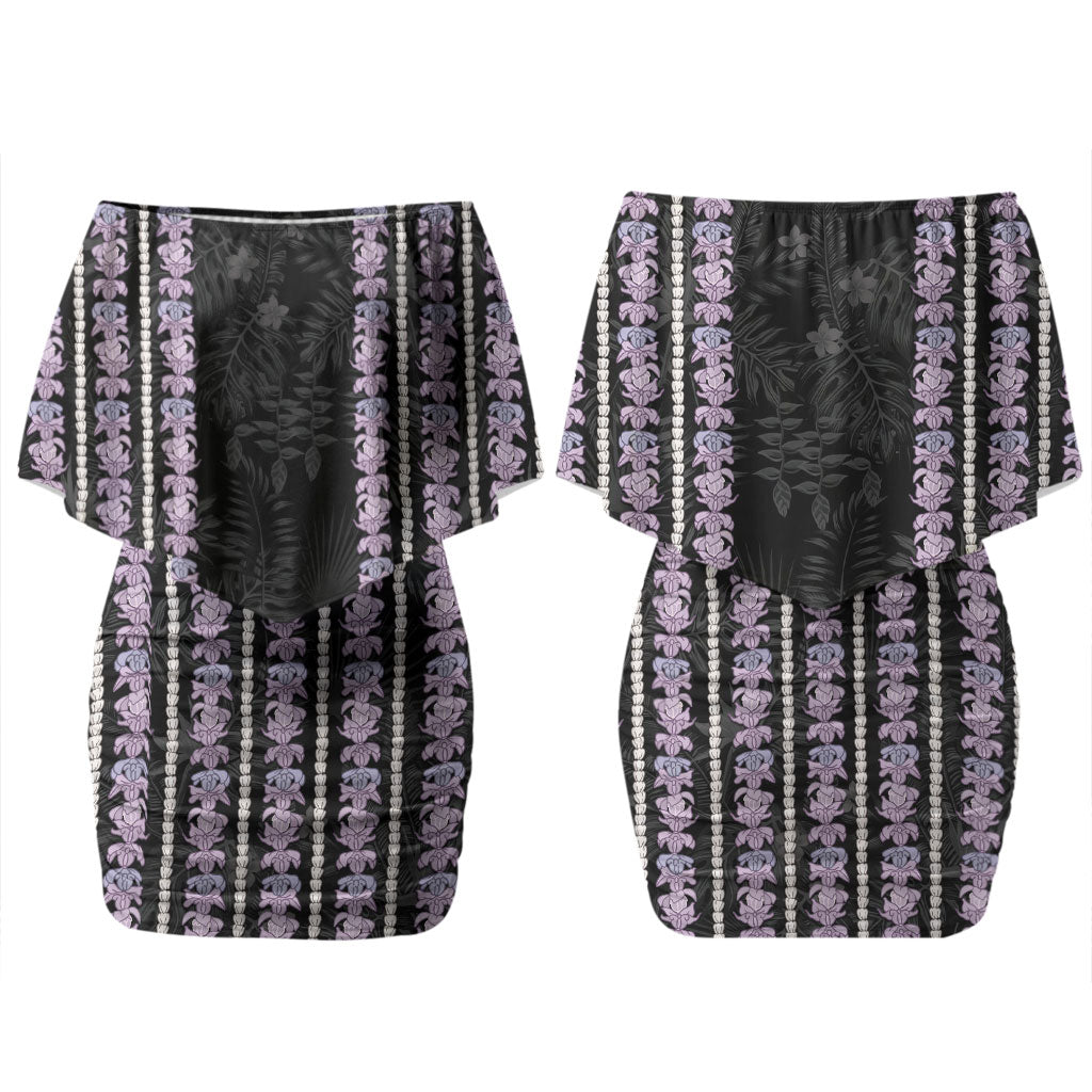 Hawaii Queen Liliuokalani Couples Matching Off Shoulder Short Dress and Long Sleeve Button Shirt Hawaiian Lei Pua Kalaunu LT05 - Polynesian Pride