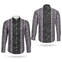 Hawaii Queen Liliuokalani Couples Matching Summer Maxi Dress and Long Sleeve Button Shirt Hawaiian Lei Pua Kalaunu LT05 - Polynesian Pride