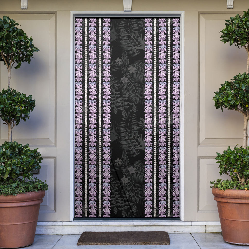 Hawaii Queen Liliuokalani Door Cover Hawaiian Lei Pua Kalaunu