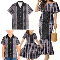 Hawaii Queen Liliuokalani Family Matching Mermaid Dress and Hawaiian Shirt Hawaiian Lei Pua Kalaunu LT05 - Polynesian Pride
