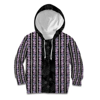 Hawaii Queen Liliuokalani Kid Hoodie Hawaiian Lei Pua Kalaunu LT05 Hoodie Black - Polynesian Pride