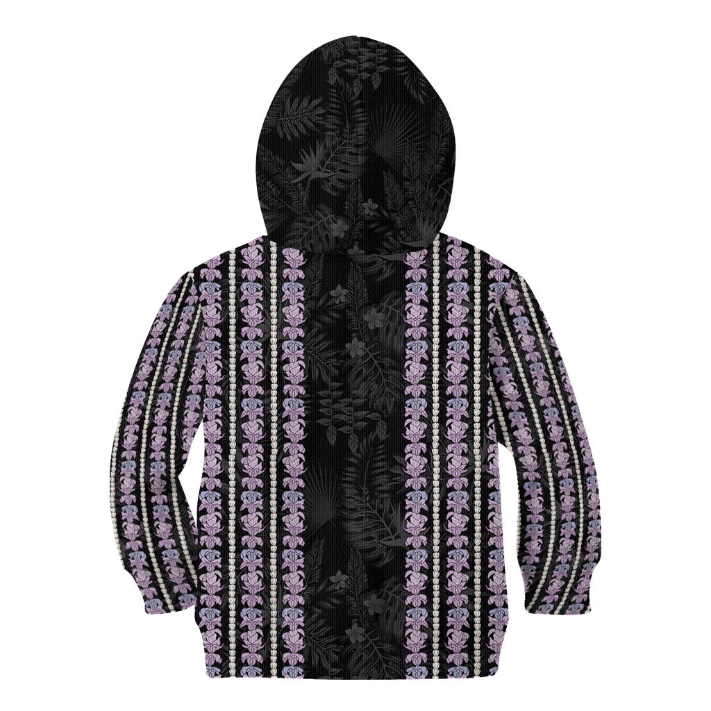 Hawaii Queen Liliuokalani Kid Hoodie Hawaiian Lei Pua Kalaunu LT05 - Polynesian Pride