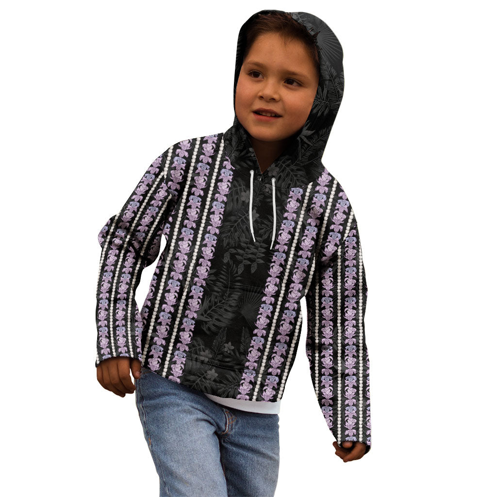 Hawaii Queen Liliuokalani Kid Hoodie Hawaiian Lei Pua Kalaunu LT05 - Polynesian Pride