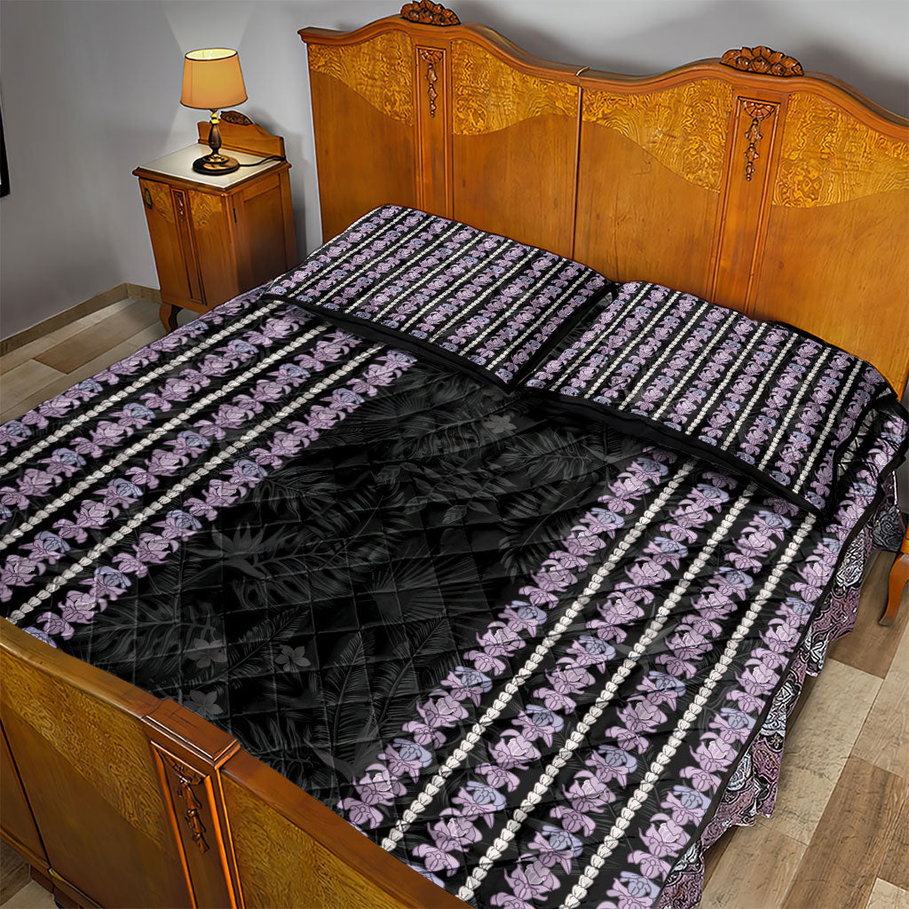 Hawaii Queen Liliuokalani Quilt Bed Set Hawaiian Lei Pua Kalaunu LT05 - Polynesian Pride