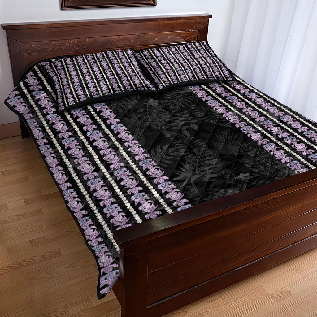 Hawaii Queen Liliuokalani Quilt Bed Set Hawaiian Lei Pua Kalaunu LT05 - Polynesian Pride
