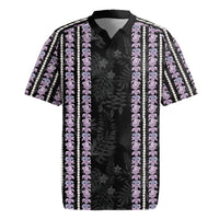 Hawaii Queen Liliuokalani Rugby Jersey Hawaiian Lei Pua Kalaunu LT05 Black - Polynesian Pride