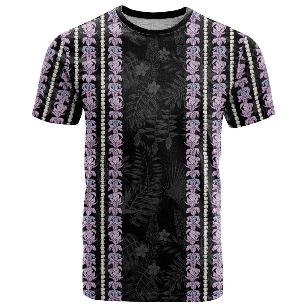Hawaii Queen Liliuokalani T Shirt Hawaiian Lei Pua Kalaunu LT05 Black - Polynesian Pride