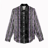 Hawaii Queen Liliuokalani Women Casual Shirt Hawaiian Lei Pua Kalaunu LT05 - Polynesian Pride