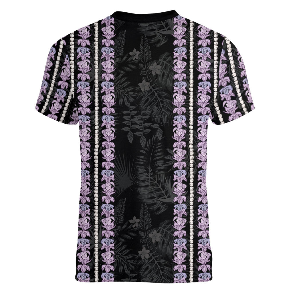Hawaii Queen Liliuokalani Women V-Neck T-Shirt Hawaiian Lei Pua Kalaunu LT05 - Polynesian Pride