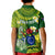 Personalized Cook Islands Kid Polo Shirt Coat Of Arms Plumeria Polynesian Turtle LT05 - Polynesian Pride