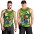 Personalized Cook Islands Men Tank Top Coat Of Arms Plumeria Polynesian Turtle LT05 - Polynesian Pride