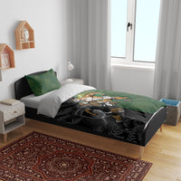 South Africa And New Zealand Bedding Set Springboks And Kiwis Rugby Rivalry