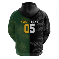 Custom South Africa And New Zealand Hoodie Springboks And Kiwis Rugby Rivalry