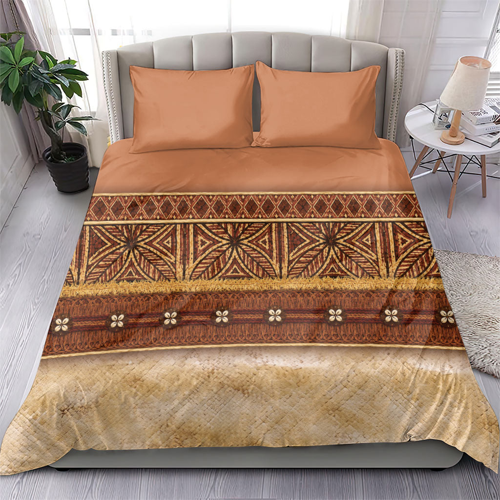 Polynesian Princess Inspired Cosplay Costume Bedding Set Traditional Tapa Pattern