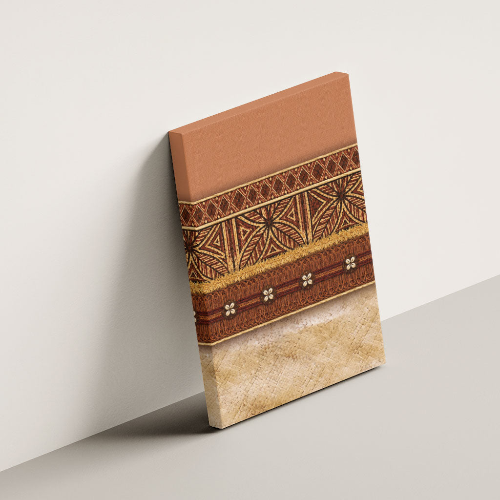 Polynesian Princess Inspired Cosplay Costume Canvas Wall Art Traditional Tapa Pattern