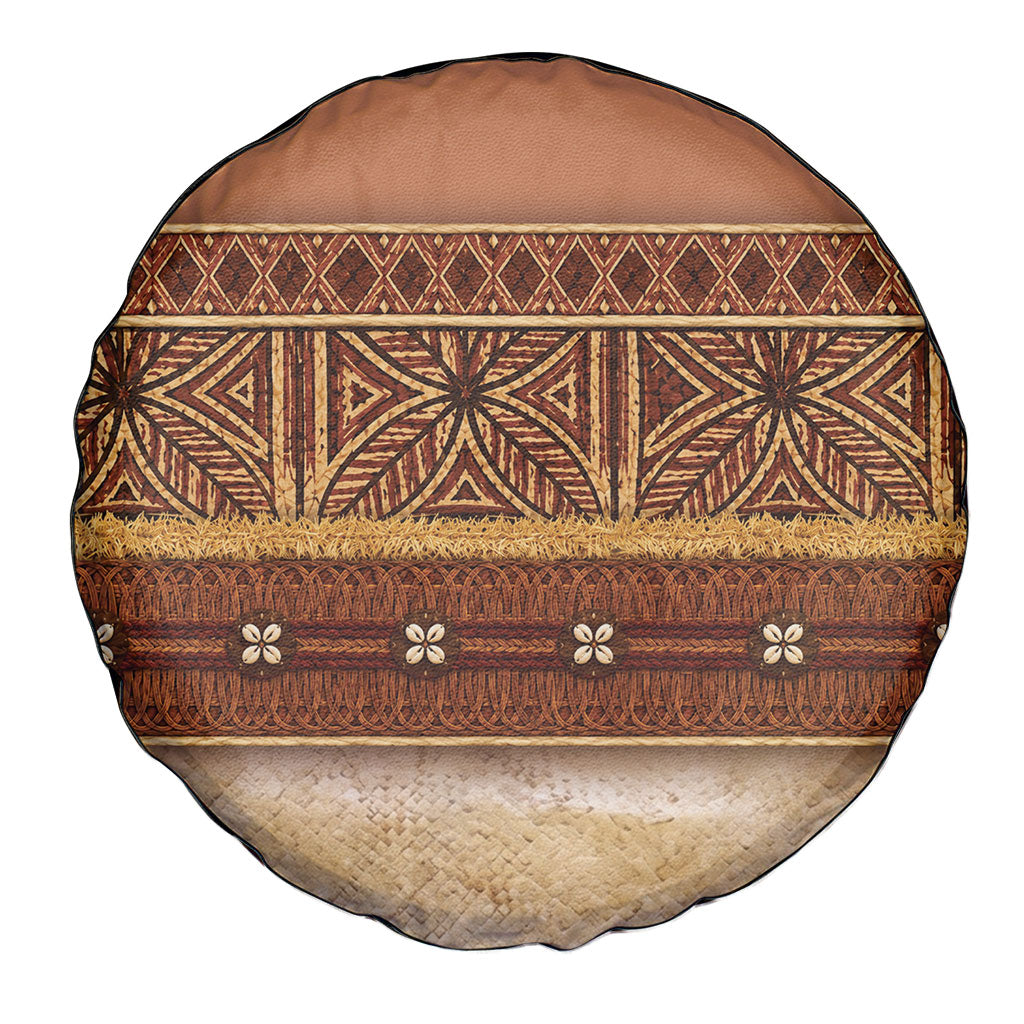 Polynesian Princess Inspired Cosplay Costume Spare Tire Cover Traditional Tapa Pattern