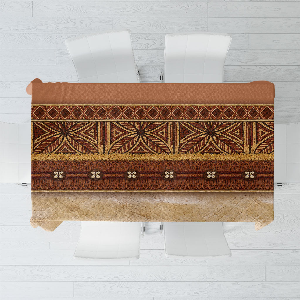 Polynesian Princess Inspired Cosplay Costume Tablecloth Traditional Tapa Pattern