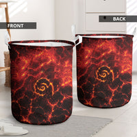 Lava Monster Costume Laundry Basket Fiery Lava Spiral