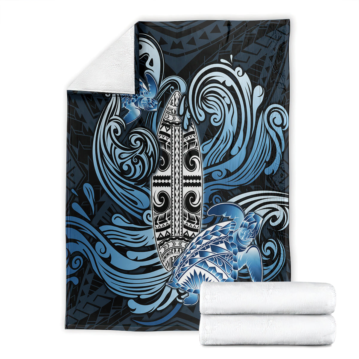 Polynesia Go Surfing Blanket The Pacific Wave Of Water LT05 - Polynesian Pride