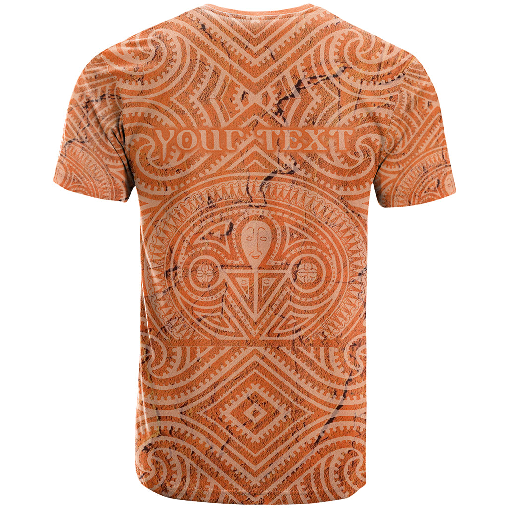Personalised Lapita Culture T Shirt Iconic Double Face Pattern LT05 - Polynesian Pride
