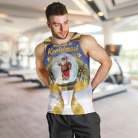 Samoa Christmas Men Tank Top Snow Globe With Samoan Santa - Polynesian Pride