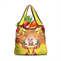 French Polynesia Christmas Grocery Bag Seashell Santa Beach Vibes LT05 1-pack One Size Orange - Polynesian Pride