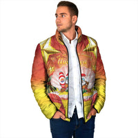 French Polynesia Christmas Padded Jacket Seashell Santa Beach Vibes LT05 - Polynesian Pride