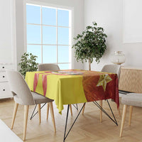 French Polynesia Christmas Tablecloth Seashell Santa Beach Vibes LT05 - Polynesian Pride