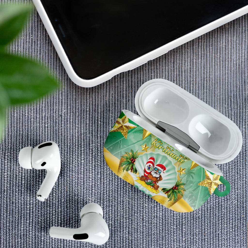 Cook Islands Christmas AirPods Case Seashell Santa Beach Vibes - Polynesian Pride