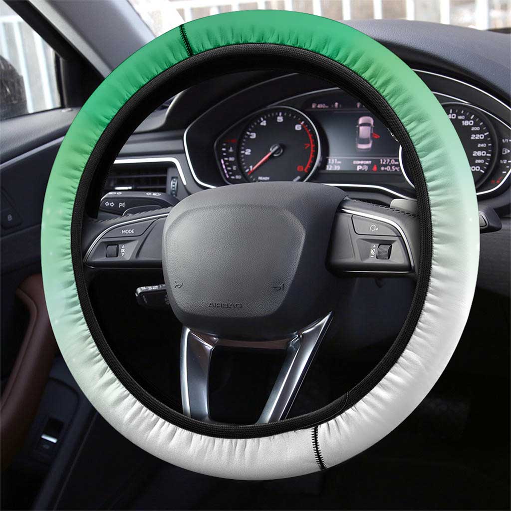 Cook Islands Christmas Steering Wheel Cover Seashell Santa Beach Vibes - Polynesian Pride