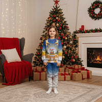 Marshall Islands Christmas Pajama Set Seashell Santa Beach Vibes - Polynesian Pride