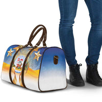 Marshall Islands Christmas Travel Bag Seashell Santa Beach Vibes - Polynesian Pride