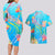 Under The Sea Scuba Diving Couples Matching Long Sleeve Bodycon Dress and Hawaiian Shirt Polynesian Pattern LT05 - Polynesian Pride