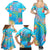 Under The Sea Scuba Diving Family Matching Summer Maxi Dress and Hawaiian Shirt Polynesian Pattern LT05 - Polynesian Pride