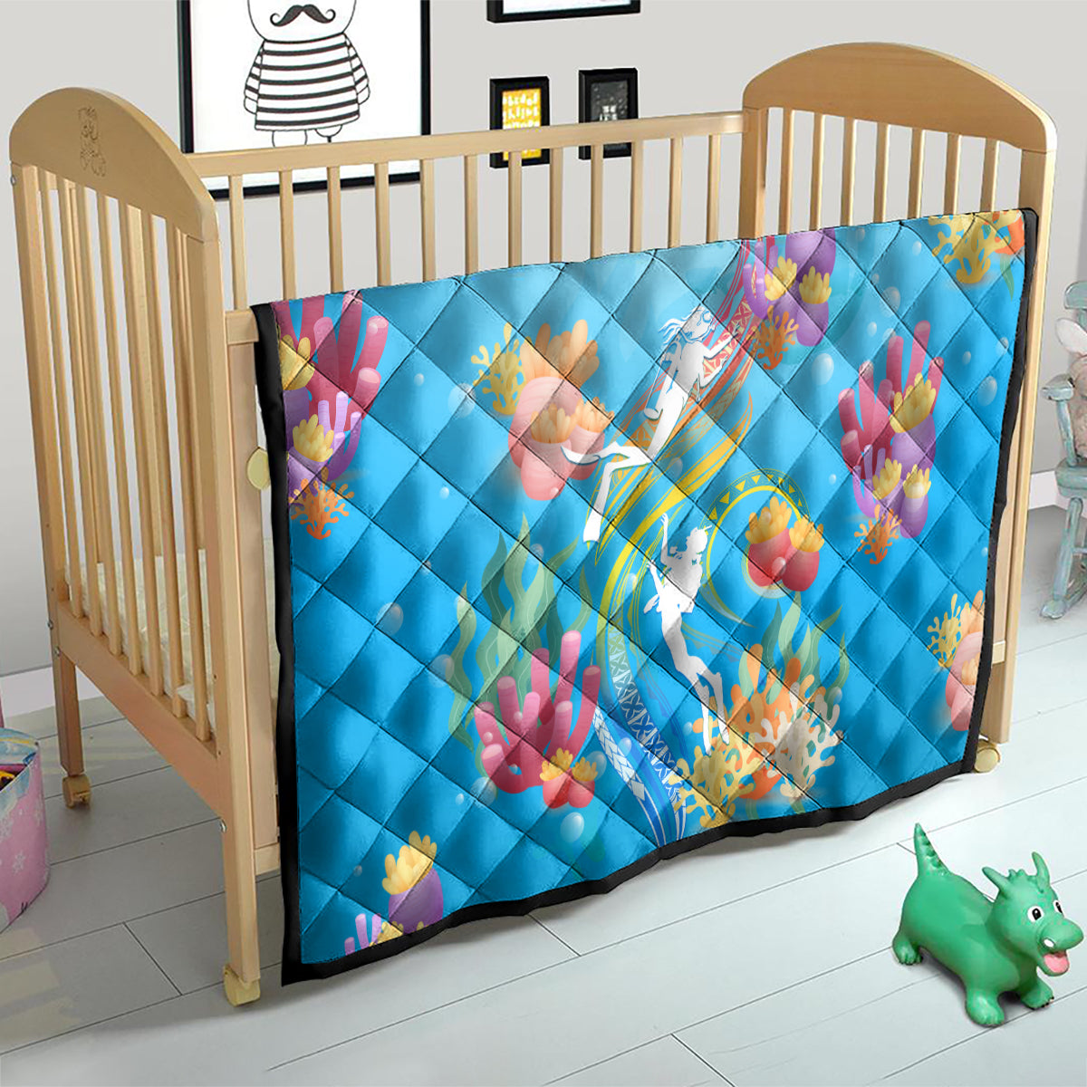 Under The Sea Scuba Diving Quilt Polynesian Pattern LT05 - Polynesian Pride