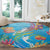 Under The Sea Scuba Diving Round Carpet Polynesian Pattern LT05 - Polynesian Pride