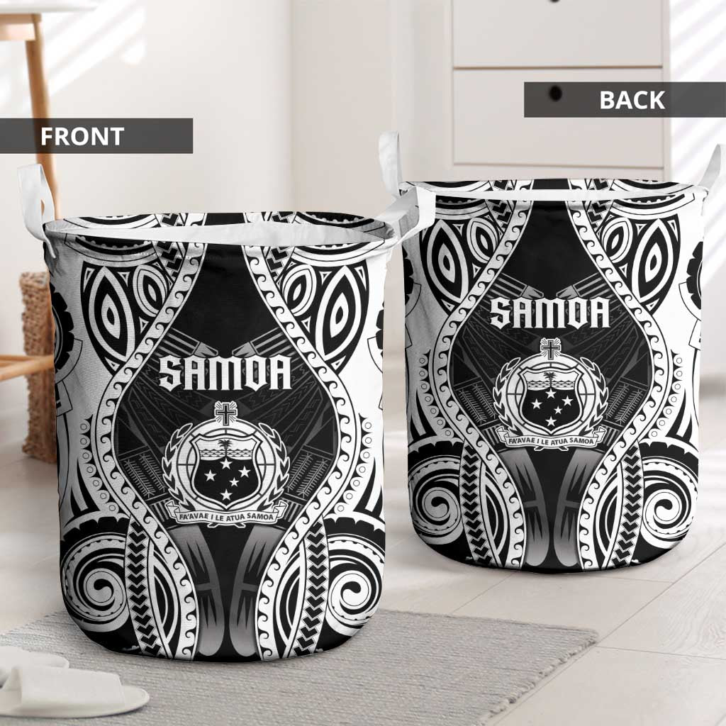 Remember Samoa Black Saturday Laundry Basket Samoa Mo Samoa LT05 - Polynesian Pride