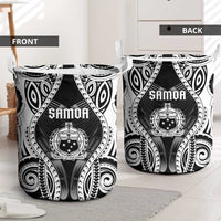 Remember Samoa Black Saturday Laundry Basket Samoa Mo Samoa LT05 - Polynesian Pride