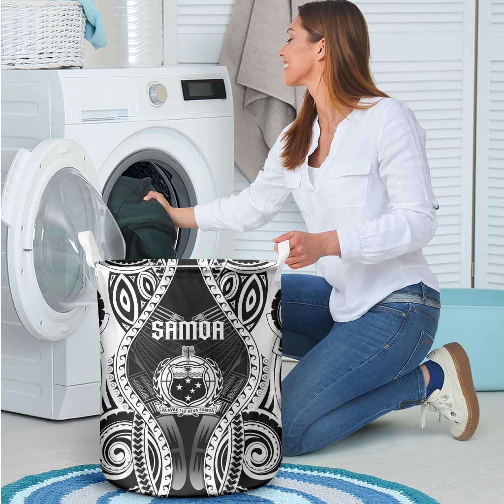 Remember Samoa Black Saturday Laundry Basket Samoa Mo Samoa LT05 - Polynesian Pride