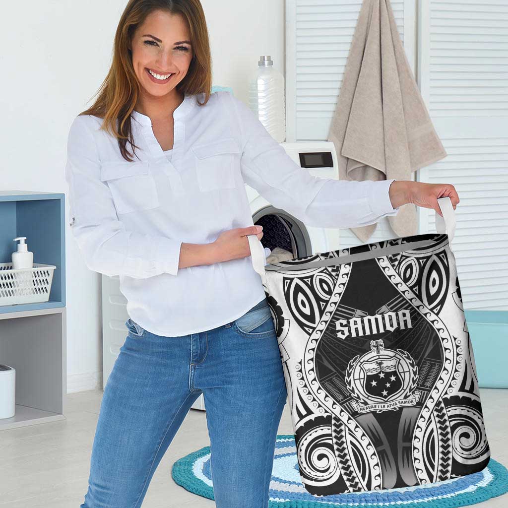 Remember Samoa Black Saturday Laundry Basket Samoa Mo Samoa LT05 - Polynesian Pride