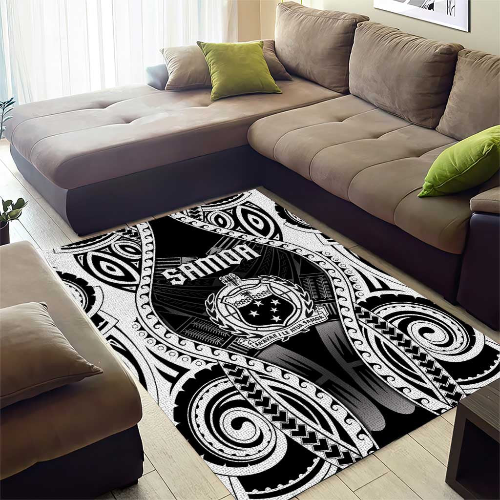 Remember Samoa Black Saturday Area Rug Samoa Mo Samoa - Polynesian Pride
