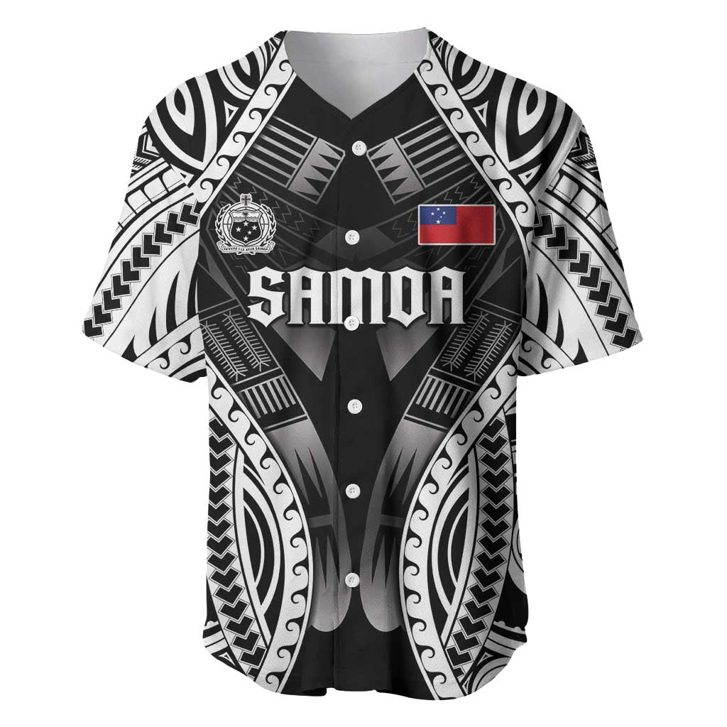 Personalised Remember Samoa Black Saturday Baseball Jersey Samoa Mo Samoa LT05 Black - Polynesian Pride