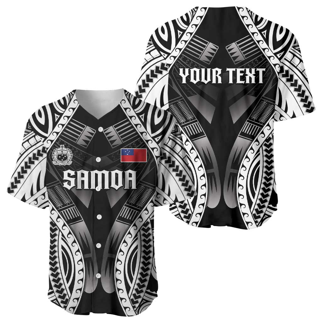 Personalised Remember Samoa Black Saturday Baseball Jersey Samoa Mo Samoa LT05 - Polynesian Pride