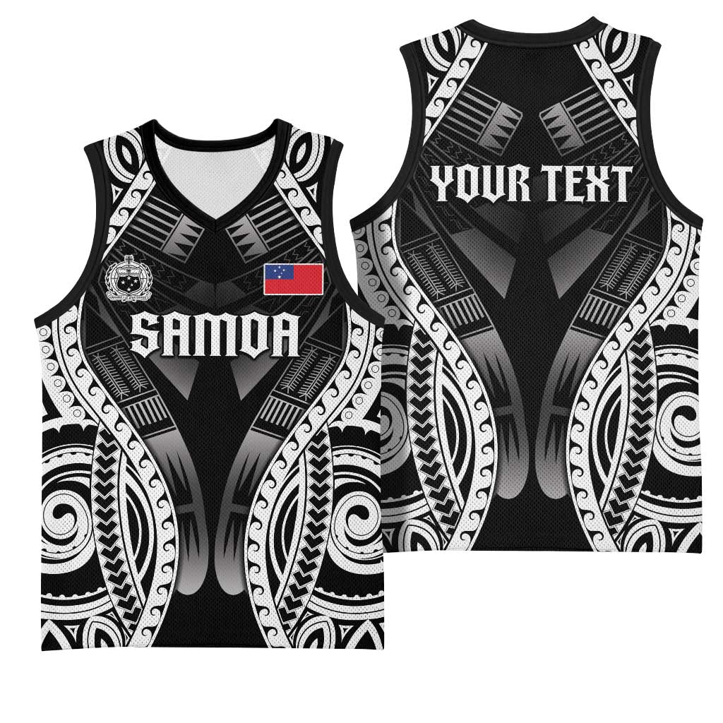 Personalised Remember Samoa Black Saturday Basketball Jersey Samoa Mo Samoa LT05 - Polynesian Pride