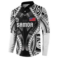 Personalised Remember Samoa Black Saturday Button Sweatshirt Samoa Mo Samoa LT05 - Polynesian Pride