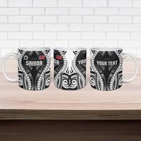 Personalised Remember Samoa Black Saturday Ceramic Mug Samoa Mo Samoa - Polynesian Pride
