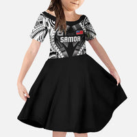 Personalised Remember Samoa Black Saturday Family Matching Mermaid Dress and Hawaiian Shirt Samoa Mo Samoa - Polynesian Pride