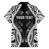 Personalised Remember Samoa Black Saturday Family Matching Short Sleeve Bodycon Dress and Hawaiian Shirt Samoa Mo Samoa - Polynesian Pride