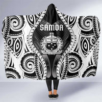 Remember Samoa Black Saturday Hooded Blanket Samoa Mo Samoa LT05 One Size Black - Polynesian Pride