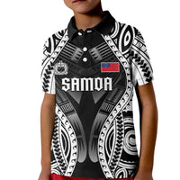 Personalised Remember Samoa Black Saturday Kid Polo Shirt Samoa Mo Samoa LT05 Kid Black - Polynesian Pride